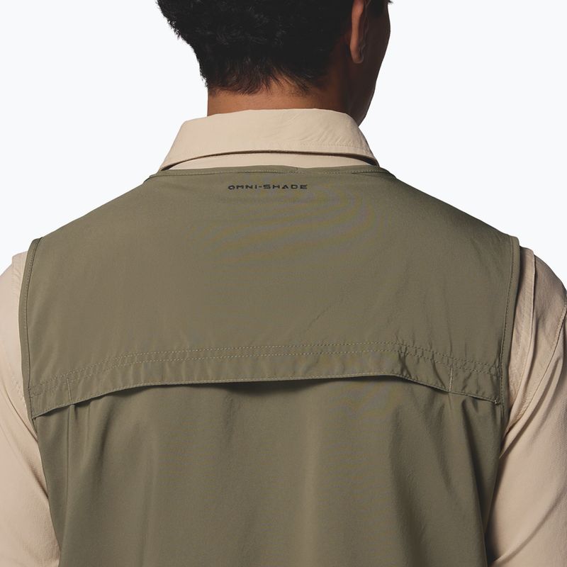 Pánska trekingová vesta Columbia Silver Ridge Utility stone green 7