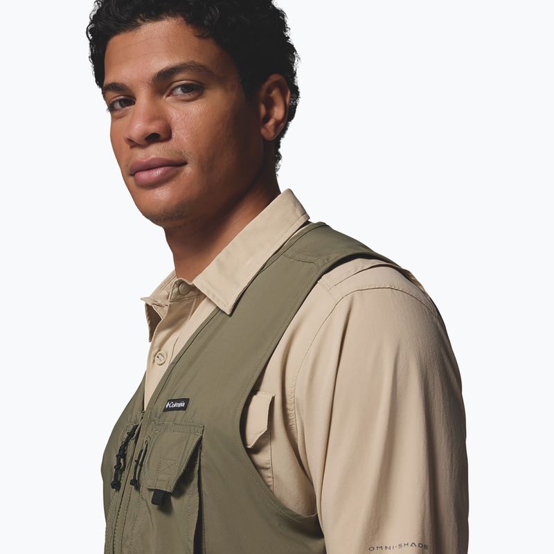 Pánska trekingová vesta Columbia Silver Ridge Utility stone green 8