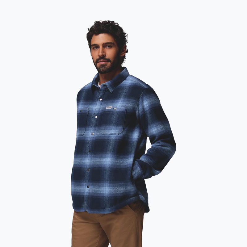 Pánska košeľa Columbia Windward II collegiate navy blurred ombre 4