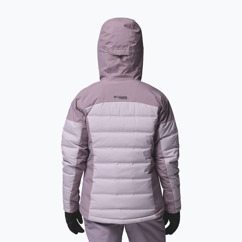 Dámska lyžiarska bunda Columbia Glacier Ridge Down shale purple/lavender pearl 3