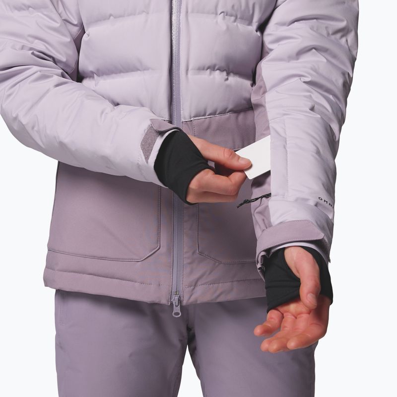 Dámska lyžiarska bunda Columbia Glacier Ridge Down shale purple/lavender pearl 9