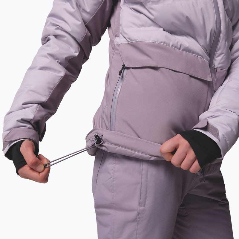 Dámska lyžiarska bunda Columbia Glacier Ridge Down shale purple/lavender pearl 10