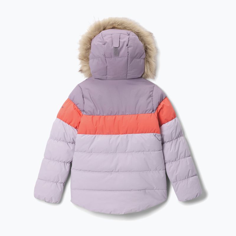 Detská lyžiarska bunda Columbia Arctic Blast III lavender pearl/zing/shale purple 2