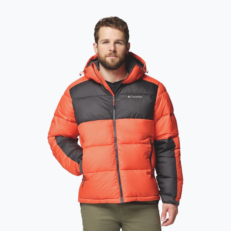 Pánska zateplená bunda Columbia Pike Lake II Hooded zing/shark