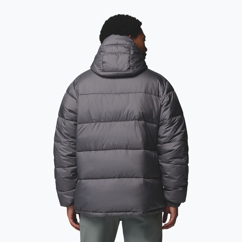 Pánska zateplená bunda Columbia Pike Lake II Hooded city grey 3