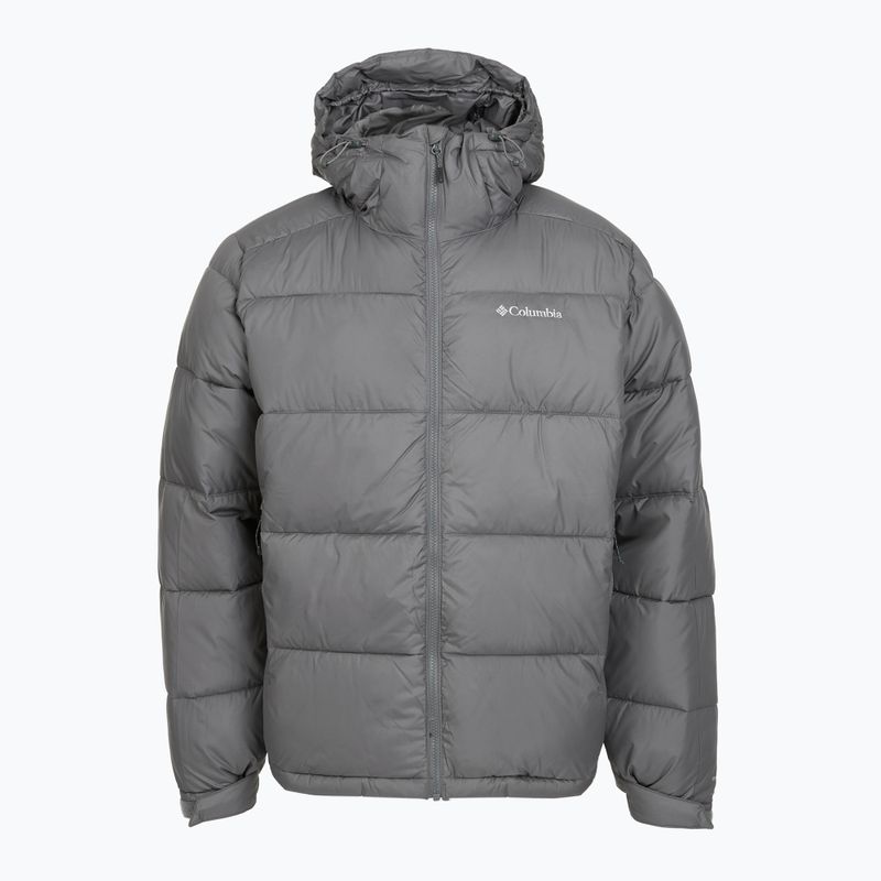 Pánska zateplená bunda Columbia Pike Lake II Hooded city grey