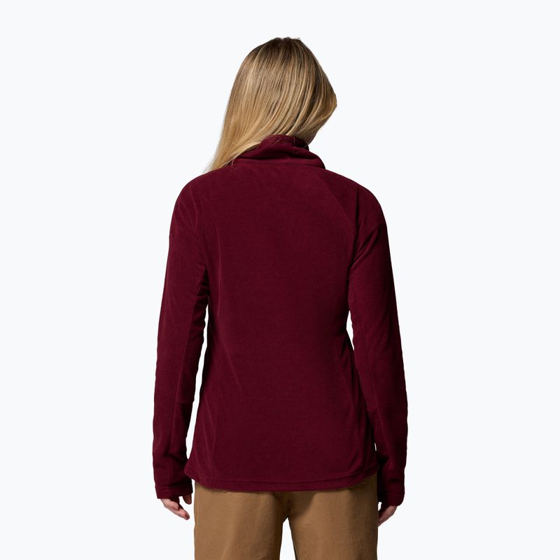 Dámska fleecová mikina Columbia Glacial IV 1/2 Zip rich wine 3