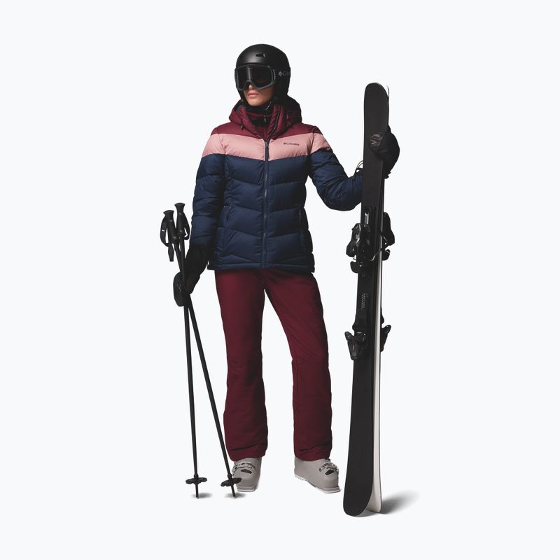 Dámska lyžiarska bunda Columbia Abbott Peak II Ins collegiate navy/rich wine/eraser pink 2