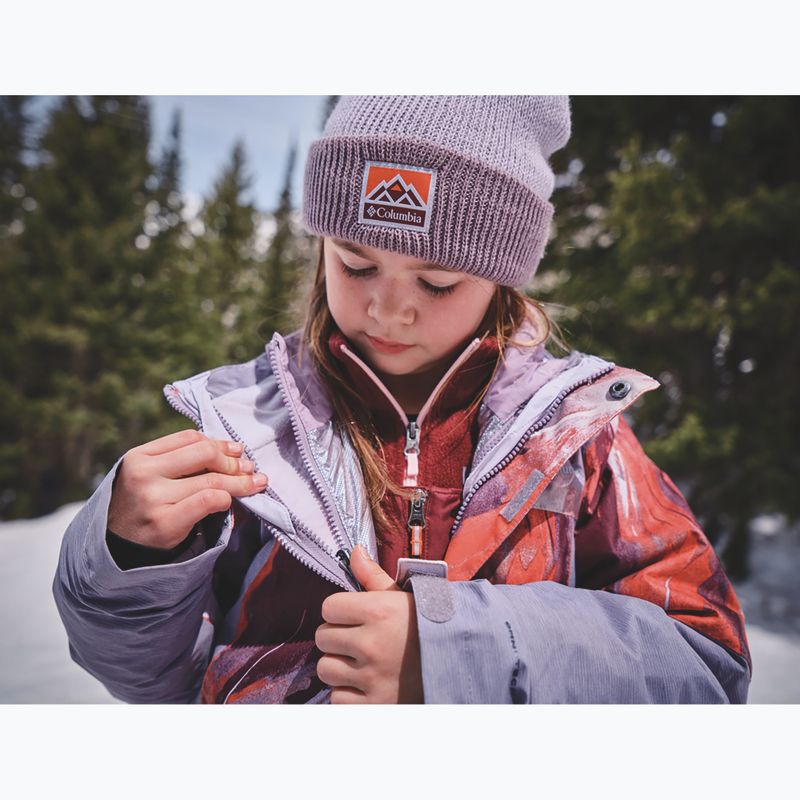 Detská fleecová mikina Columbia Benton Springs Fleece rich wine 4