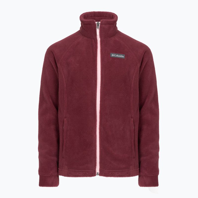 Detská fleecová mikina Columbia Benton Springs Fleece rich wine