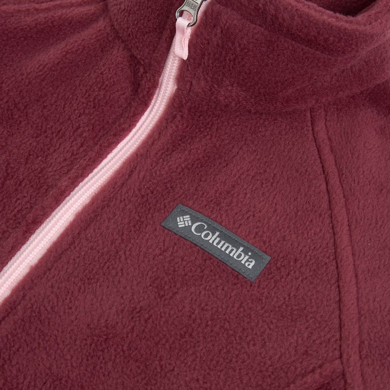 Detská fleecová mikina Columbia Benton Springs Fleece rich wine 3