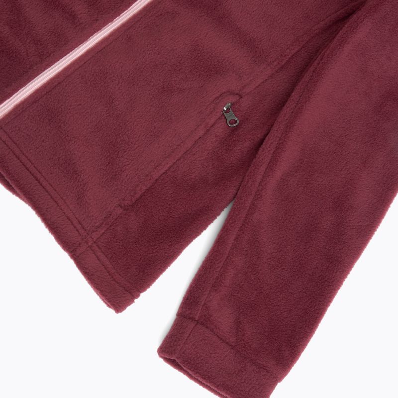 Detská fleecová mikina Columbia Benton Springs Fleece rich wine 4