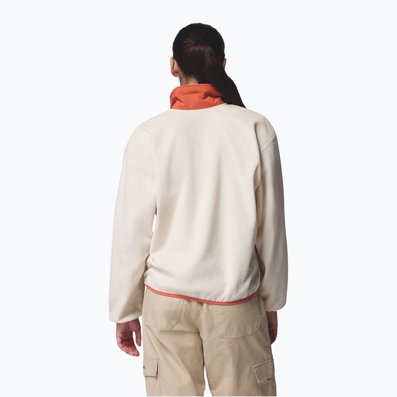 Dámska mikina Columbia Sequoia Grove 1/2 Zip Fleece chalk/eraser pink/tuscan 3