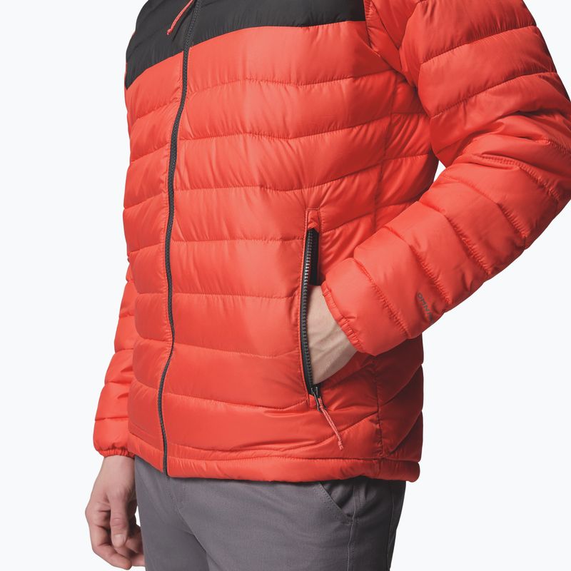 Pánska bunda Columbia Powder Lite II Hooded zing/shark 7