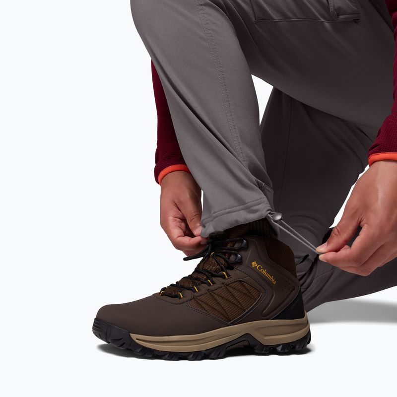 Pánske trekingové nohavice Columbia Tech Trail Utility Winter city grey 9