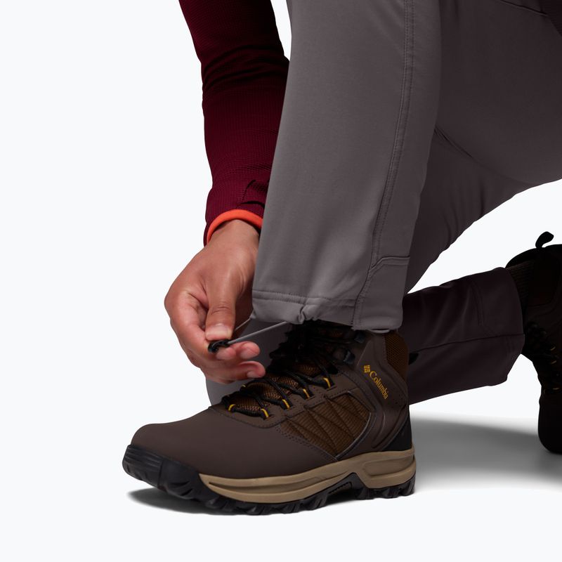 Pánske trekingové nohavice Columbia Tech Trail Utility Winter city grey 10