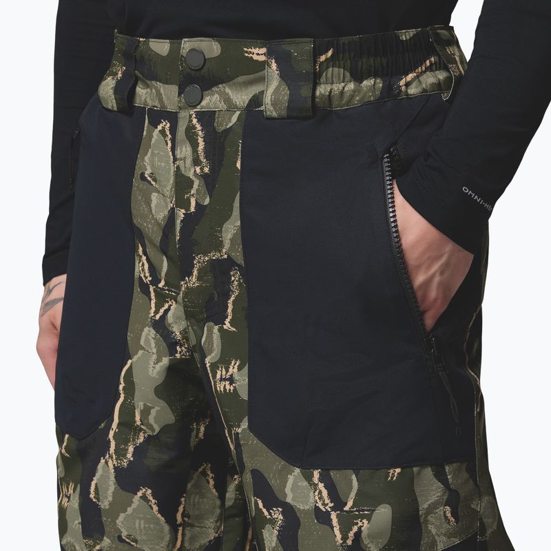 Pánske snowboardové nohavice Columbia Coreshot Printed Greenscape Treebark Print/Black 8