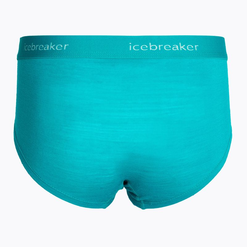 Dámske termo boxerky Icebreaker Sprite hot flux green 2