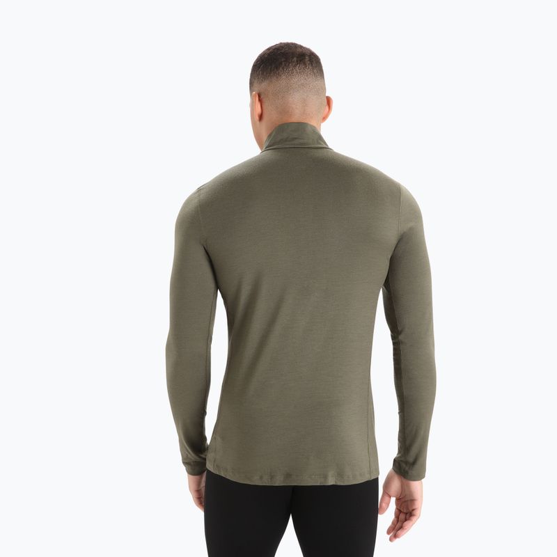 Pánska termo  mikina Icebreaker Merino 200 Oasis Half Zip loden green 3