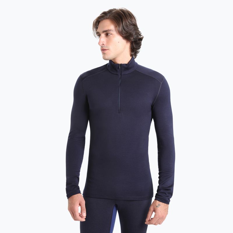 Pánska termo mikina Icebreaker 260 Tech LS Half Zip midnight navy