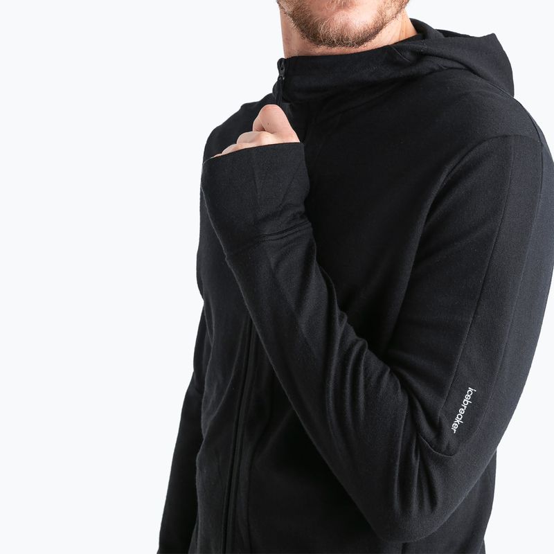 Pánska mikina Icebreaker Merino 260 Quantum IV Zip Hoodie black 4