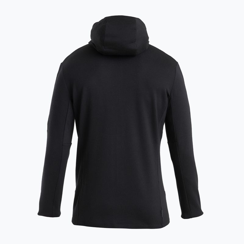 Pánska mikina Icebreaker Merino 260 Quantum IV Zip Hoodie black 8