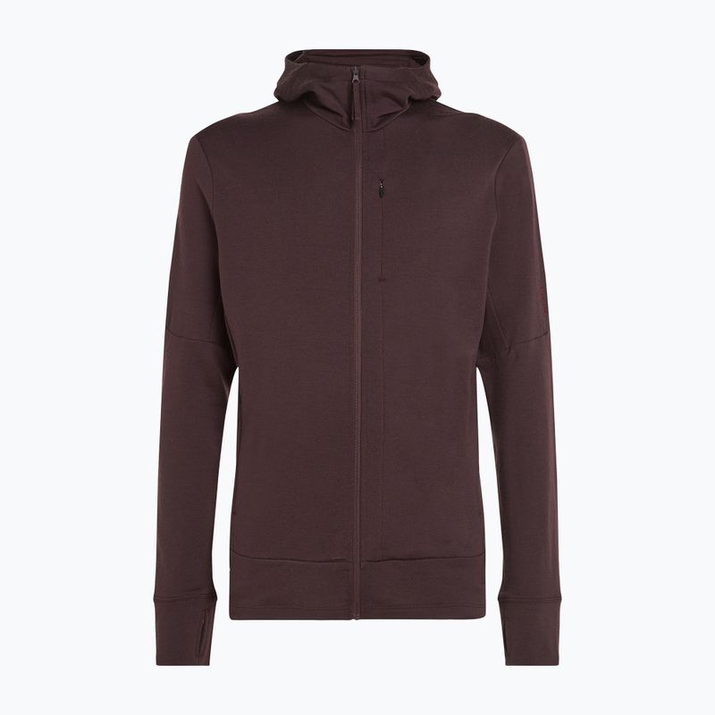 Pánska mikina Icebreaker Merino 260 Quantum IV Zip Hoodie bittersweet 11