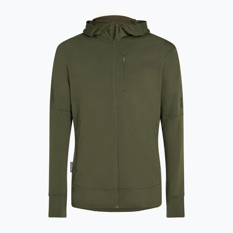 Pánska mikina Icebreaker Merino 260 Quantum IV Zip Hoodie loden 10