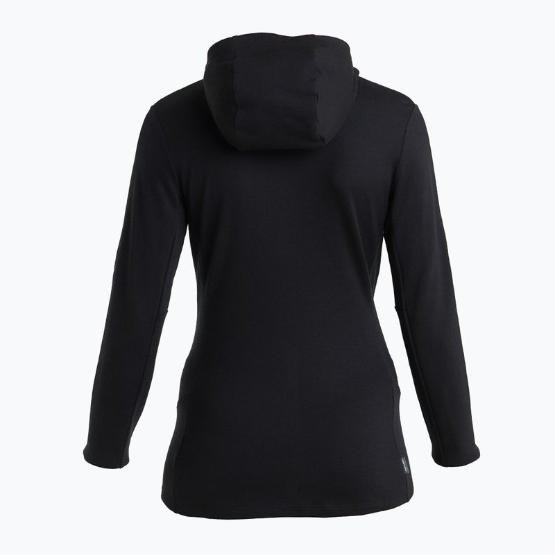 Dámska trekingová mikina Icebreaker Merino 260 Quantum IV Zip Hoodie black 8