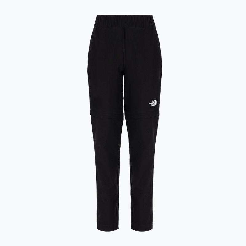 Detské trekingové nohavice The North Face Exploration Convertible black NF0A7R12JK31