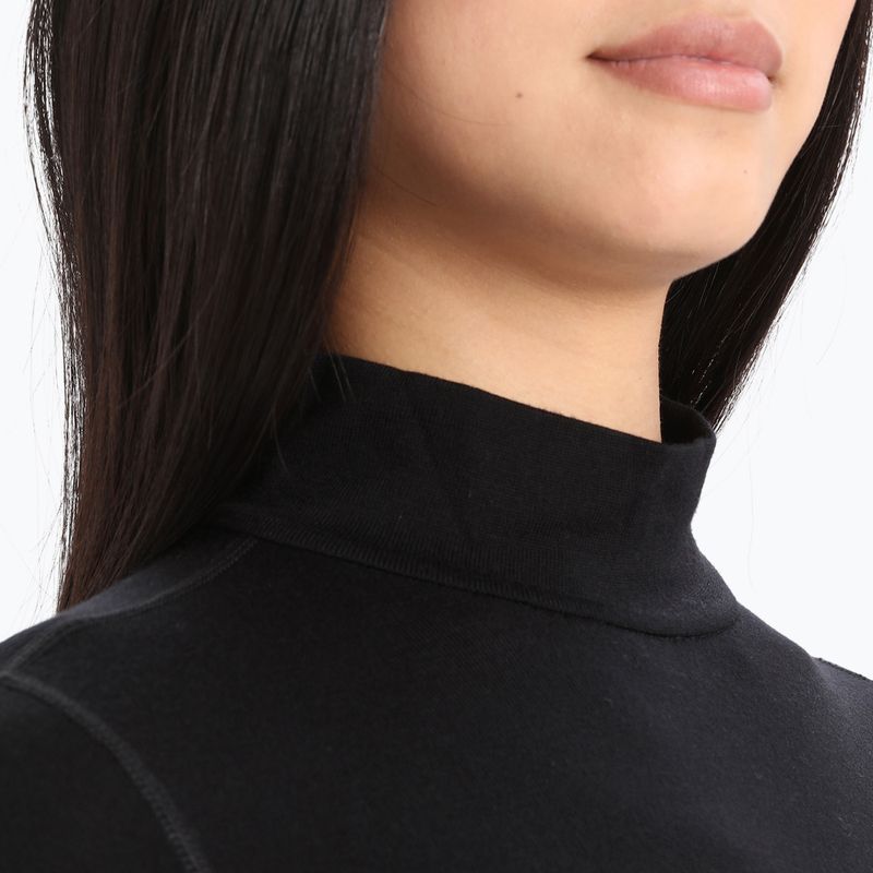 Dámska termoaktívna mikina icebreaker 260 Tech Turtleneck black 4