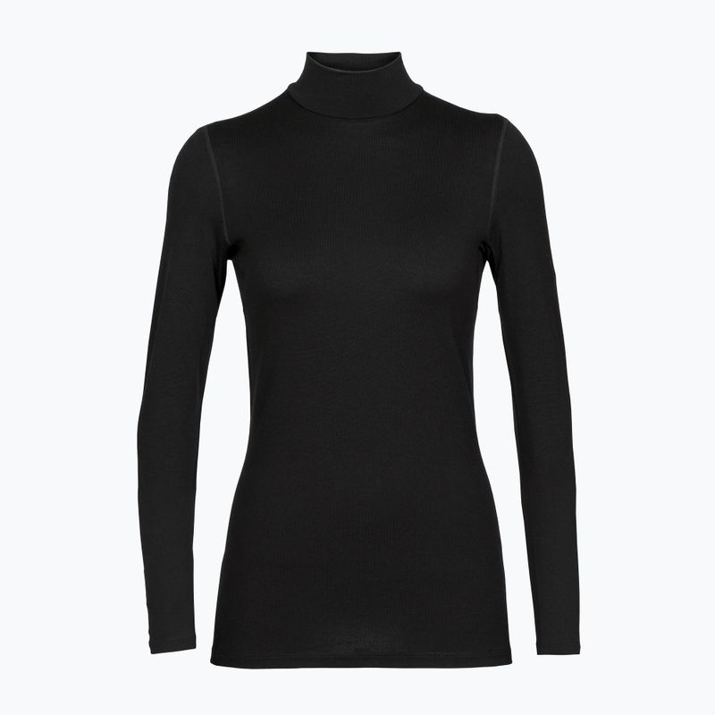 Dámska termoaktívna mikina icebreaker 260 Tech Turtleneck black 6