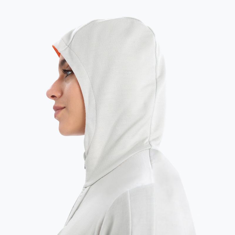 Icebreaker dámska trekingová mikina Quantum III LS Zip Hood white IB0A59JW5521 8