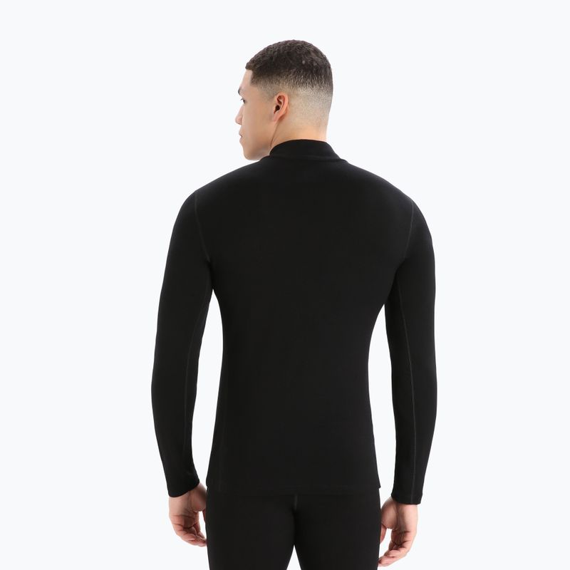 Pánska termoaktívna mikina icebreaker 260 Tech Turtleneck black 2