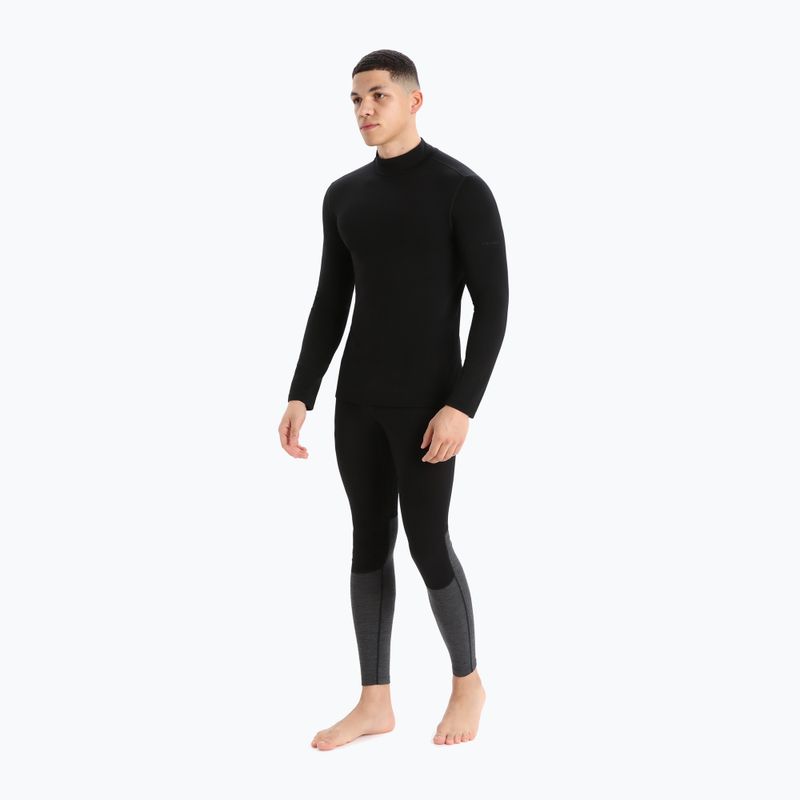 Pánska termoaktívna mikina icebreaker 260 Tech Turtleneck black 6