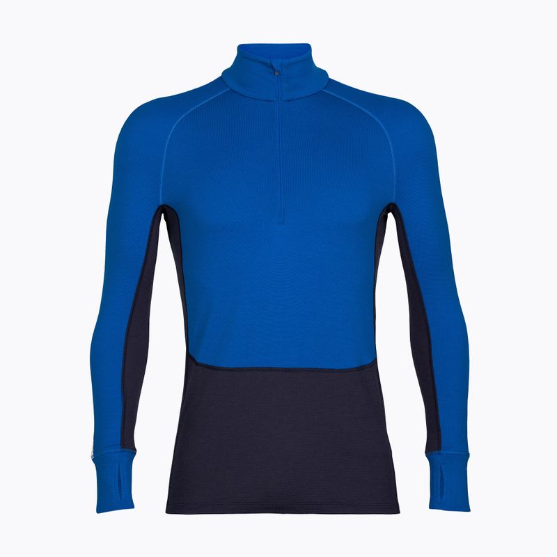 Termoaktívna pánska mikina icebreaker ZoneKnit 260 Half Zip lazurite/royal navy/snow/cb 8