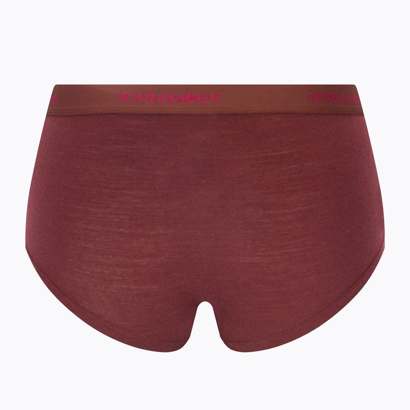 Dámske boxerky Icebreaker Sprite Hot 001 hnedé IB1030230641 2