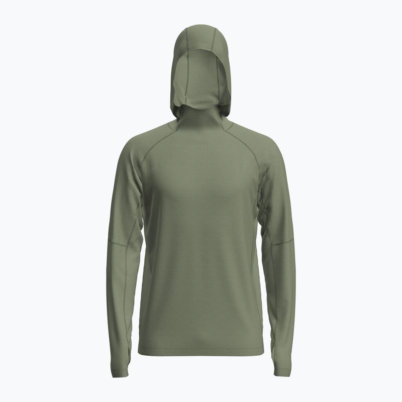 Pánska trekingová mikina Icebreaker 150 MerinoFine Ace Hoodie lichen trekking