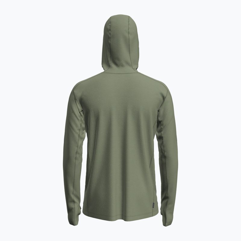 Pánska trekingová mikina Icebreaker 150 MerinoFine Ace Hoodie lichen trekking 2