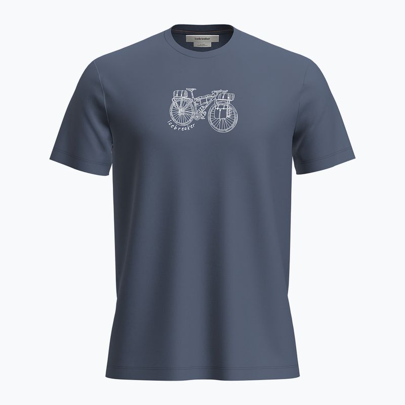 Pánske trekingové tričko Icebreaker Merino 150 Tech Lite SS Tee Adventure Ride dawn