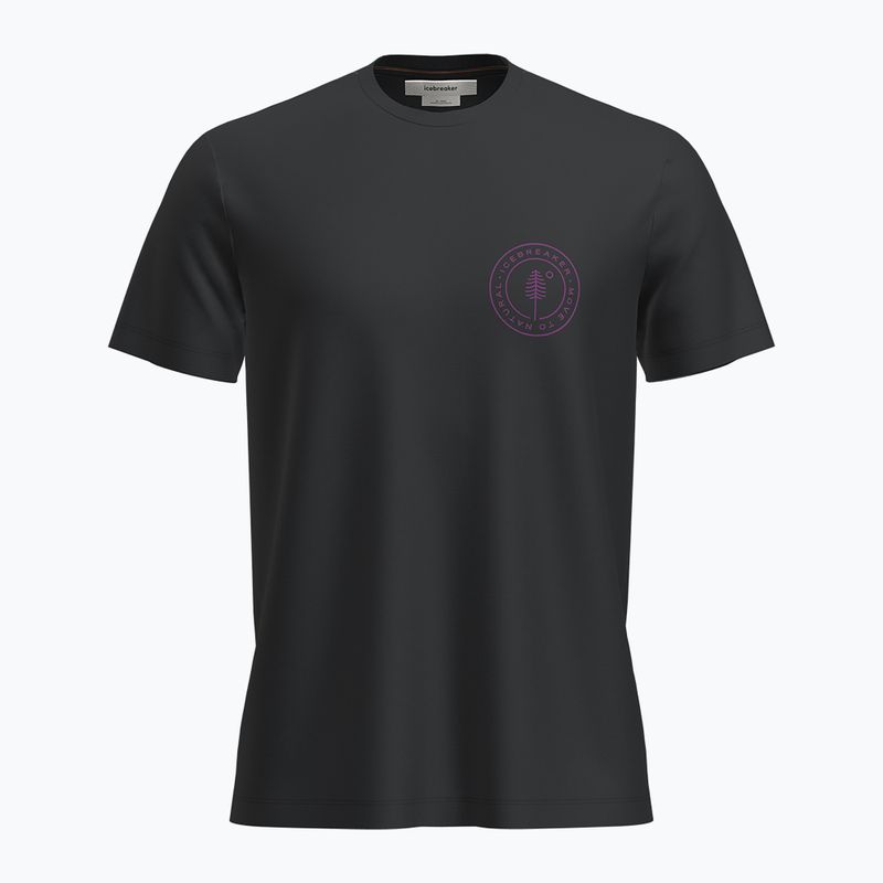 Pánske tričko Icebreaker Merino 150 Tech Lite SS Tee Hike T-shirt Naturall black