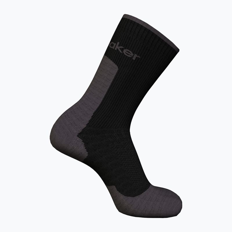 Pánske trekingové ponožky Icebreaker Merino Hike+ Light Crew black/obsidian 2