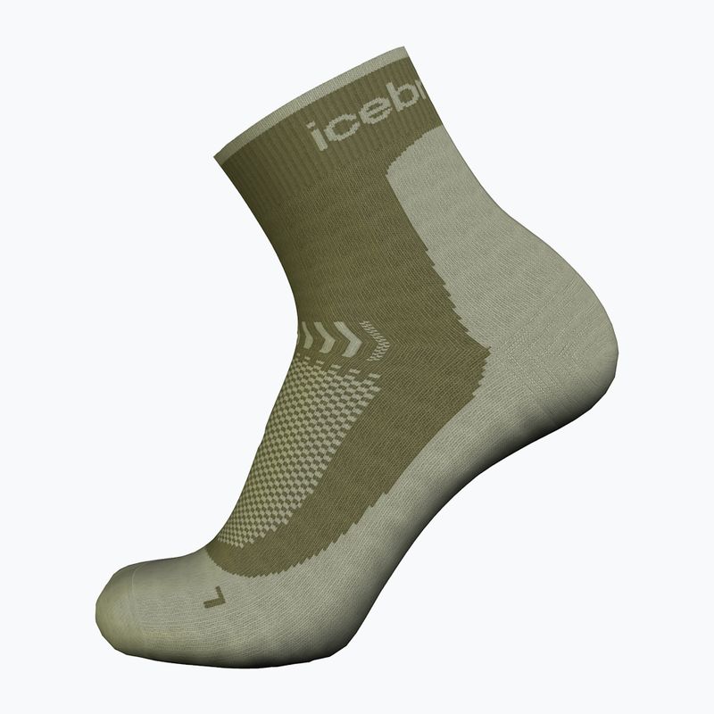 Pánske trekové ponožky Icebreaker Merino Hike+ Light Mini loden/lichen  3