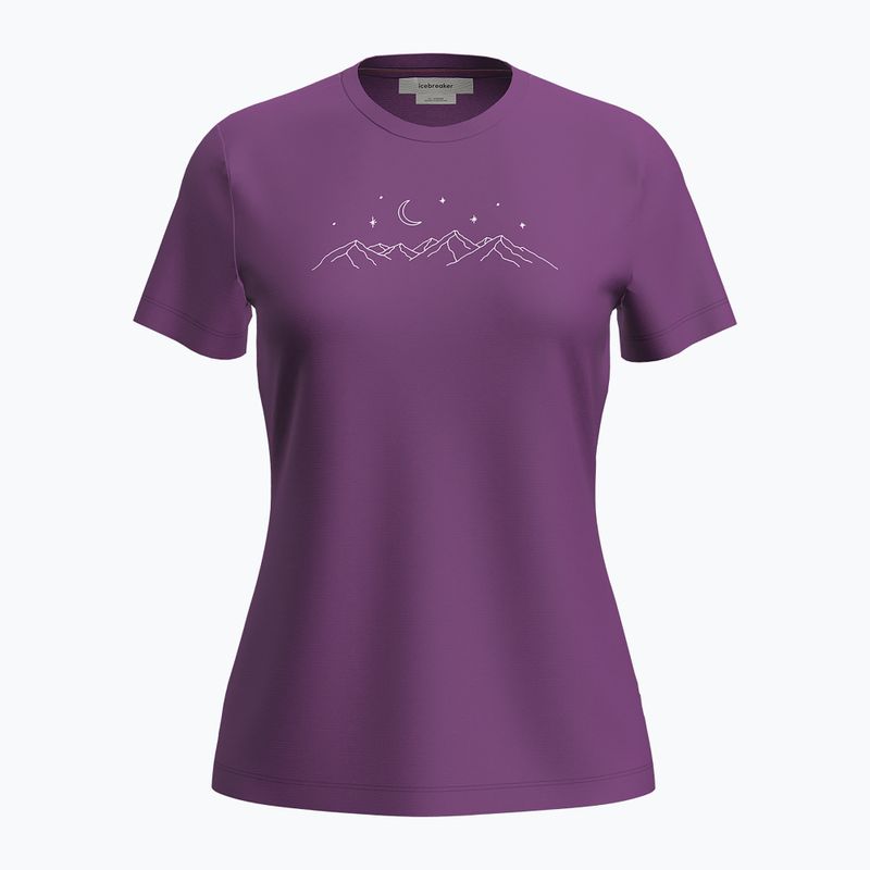 Icebreaker dámske trekingové tričko Merino 150 Tech Lite SS Tee Sparkling Stars passion