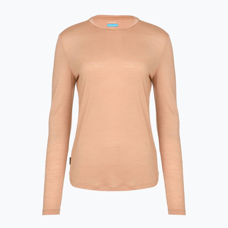 Dámske trekové tričko s dlhým rukávom Icebreaker Merino 125 Cool-Lite Sphere III LS Tee desert sand