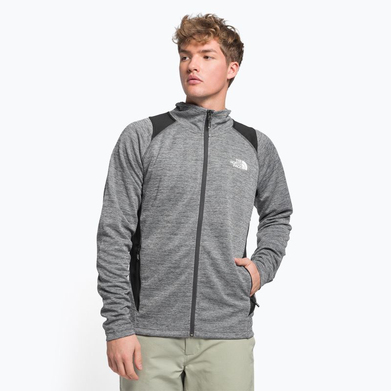 Pánska trekingová mikina The North Face AO Midlayer sivá NF0A5IMFYLM1