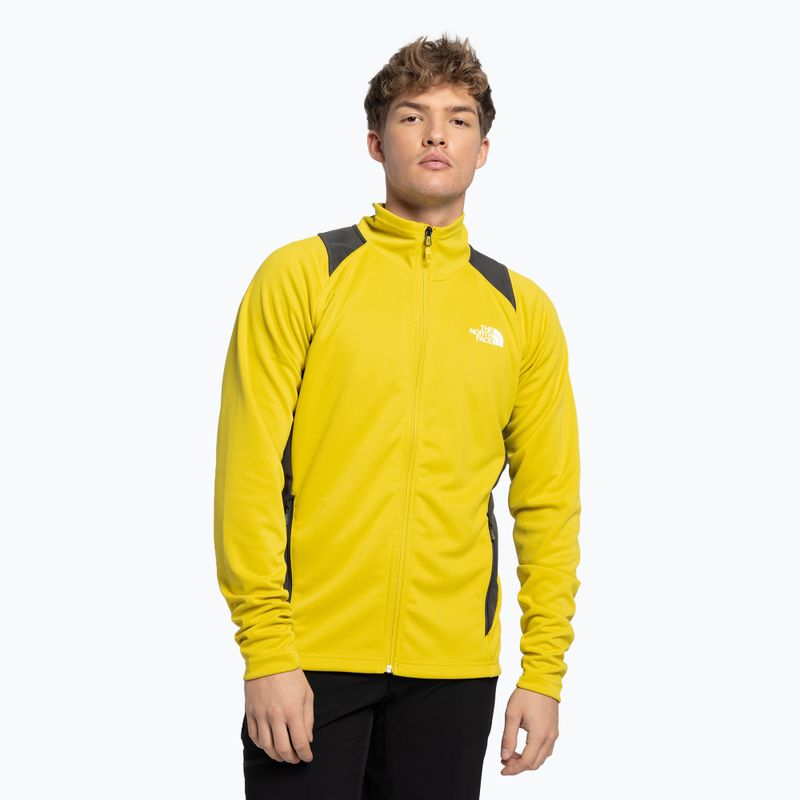 Pánska trekingová mikina The North Face AO Midlayer yellow NF0A5IMFW8B1