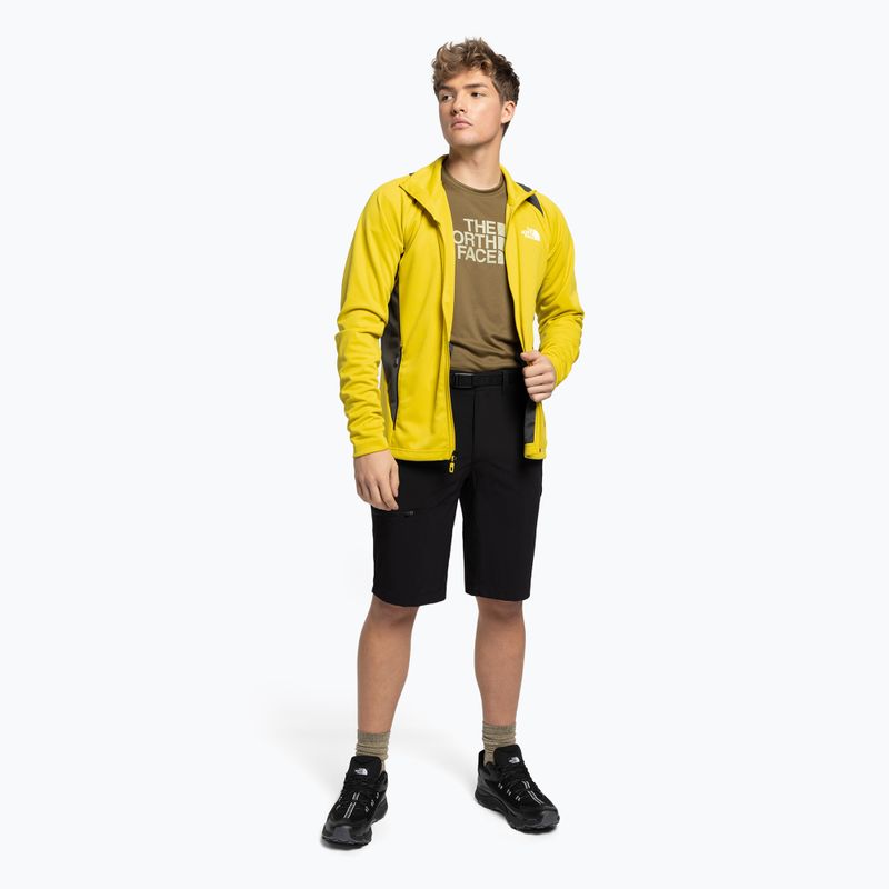 Pánska trekingová mikina The North Face AO Midlayer yellow NF0A5IMFW8B1 2