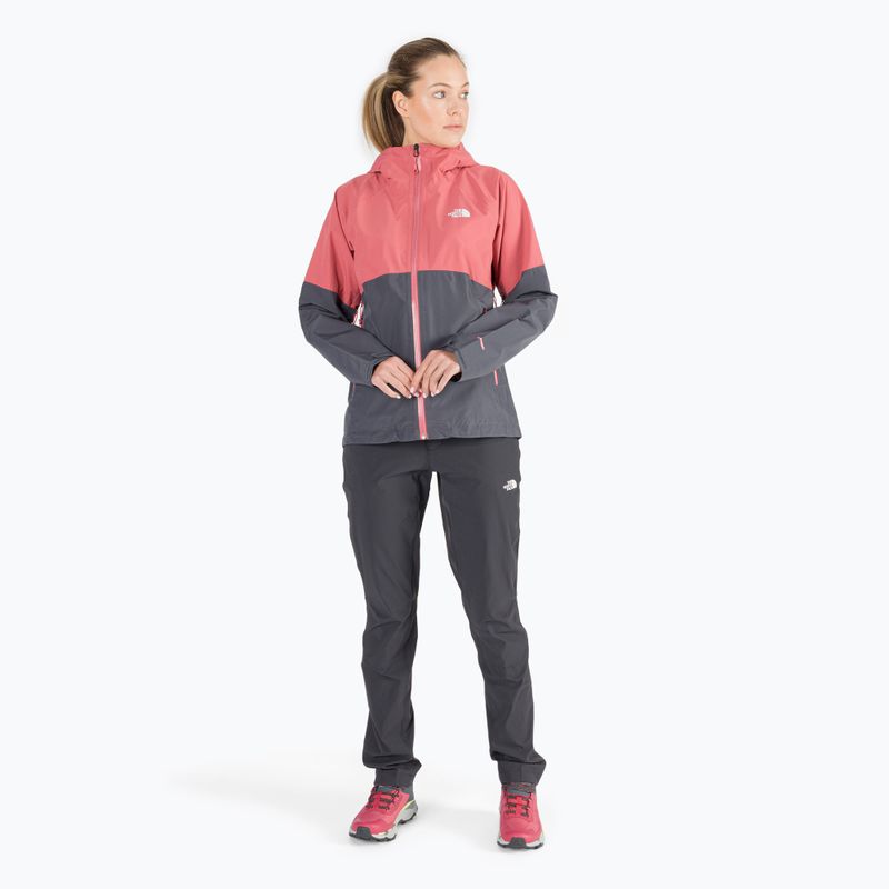 Dámska bunda do dažďa The North Face Diablo Dynamic JKT grey-pink NF0A555W59L1 2