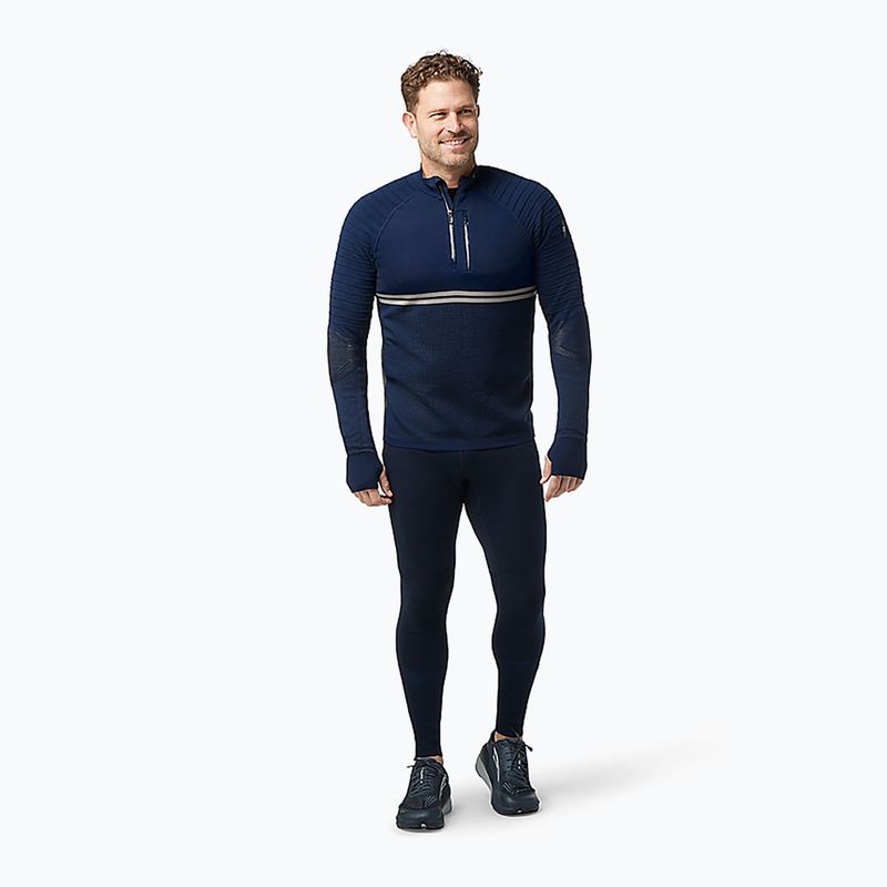 Pánska termálna mikina Smartwool Intraknit Merino Tech 1/4 Zip navy blue 16670 6